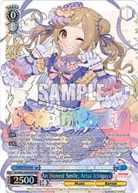 An Honest Smile, Arisa Ichigaya (BDR) - BanG Dream! Girls Band Party! Countdown Collection Premium Booster - Weiss Schwarz card
