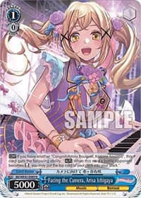 Facing the Camera, Arisa Ichigaya - BanG Dream! Girls Band Party! Countdown Collection Premium Booster - Weiss Schwarz card