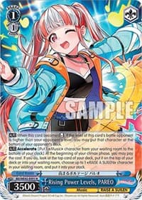 Rising Power Levels, PAREO - BanG Dream! Girls Band Party! Countdown Collection Premium Booster - Weiss Schwarz card