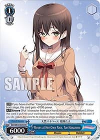 Moves at Her Own Pace, Tae Hanazono - BanG Dream! Girls Band Party! Countdown Collection Premium Booster - Weiss Schwarz card