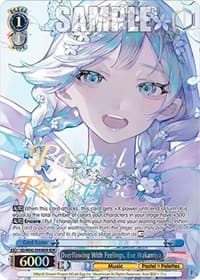 Overflowing With Feelings, Eve Wakamiya (BDR) - BanG Dream! Girls Band Party! Countdown Collection Premium Booster - Weiss Schwarz card