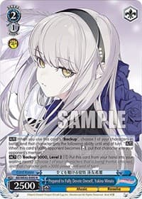 Prepared to Fully Devote Oneself, Yukina Minato - BanG Dream! Girls Band Party! Countdown Collection Premium Booster - Weiss Schwarz card