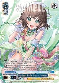 My Idol Path, Maya Yamato (BDR) - BanG Dream! Girls Band Party! Countdown Collection Premium Booster - Weiss Schwarz card