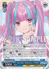 Adorable Makeover, PAREO - BanG Dream! Girls Band Party! Countdown Collection Premium Booster - Weiss Schwarz card