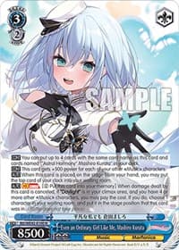Even an Ordinary Girl Like Me, Mashiro Kurata - BanG Dream! Girls Band Party! Countdown Collection Premium Booster - Weiss Schwarz card