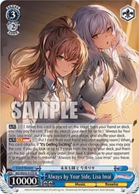 Always by Your Side, Lisa Imai - BanG Dream! Girls Band Party! Countdown Collection Premium Booster - Weiss Schwarz card