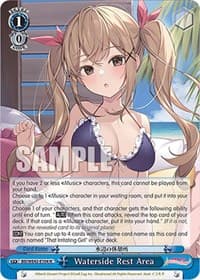 Waterside Rest Area - BanG Dream! Girls Band Party! Countdown Collection Premium Booster - Weiss Schwarz card