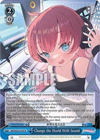 Change the World With Sound - BanG Dream! Girls Band Party! Countdown Collection Premium Booster - Weiss Schwarz card