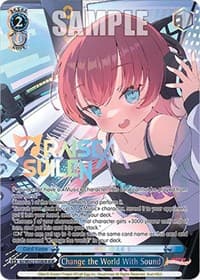 Change the World With Sound (BDR) - BanG Dream! Girls Band Party! Countdown Collection Premium Booster - Weiss Schwarz card
