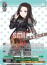 "To the Next Stage" LAYER - BanG Dream! Girls Band Party! Countdown Collection Premium Booster - Weiss Schwarz card