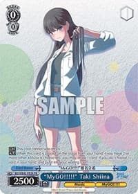 "MyGO!!!!!" Taki Shiina - BanG Dream! Girls Band Party! Countdown Collection Premium Booster - Weiss Schwarz card