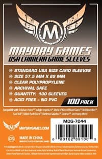 USA Chimera Game Sleeves Pack of 100 - Mayday Games - Boardgames card