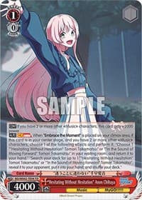 "Hesitating Without Hesitation" Anon Chihaya - BanG Dream! Girls Band Party! Countdown Collection Premium Booster - Weiss Schwarz card