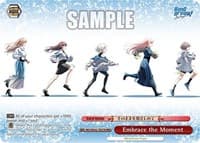 Embrace the Moment (RRR) - BanG Dream! Girls Band Party! Countdown Collection Premium Booster - Weiss Schwarz card