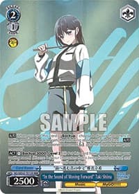 "In the Sound of Moving Forward" Taki Shiina (RRR) - BanG Dream! Girls Band Party! Countdown Collection Premium Booster - Weiss Schwarz card