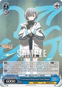 "In the Sound of Moving Forward" Tomori Takamatsu - BanG Dream! Girls Band Party! Countdown Collection Premium Booster - Weiss Schwarz card