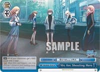 We Are Shouting Here - BanG Dream! Girls Band Party! Countdown Collection Premium Booster - Weiss Schwarz card