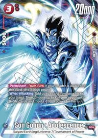 Son Gohan : Adolescence - FB02-018 (Alternate Art) - Blazing Aura - Dragon Ball Super: Fusion World card