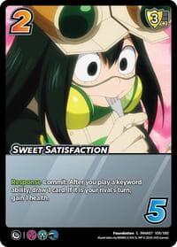 Sweet Satisfaction - UniVersus: My Hero Academia: Girl Power - UniVersus card