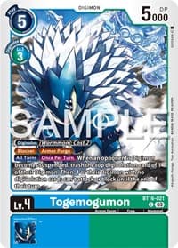 Togemogumon - Beginning Observer - Digimon Card Game card