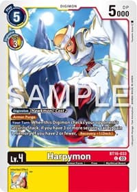 Harpymon - Beginning Observer - Digimon Card Game card