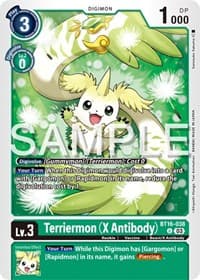 Terriermon (X Antibody) - Beginning Observer - Digimon Card Game card