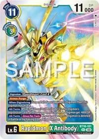 Rapidmon (X Antibody) - Beginning Observer - Digimon Card Game card