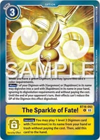The Sparkle of Fate! - Beginning Observer - Digimon Card Game card