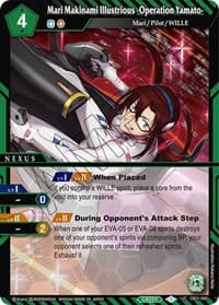 Mari Makinami Illustrious -Operation Yamato- - Collaboration Booster 01: Halo of Awakening - Battle Spirits Saga card
