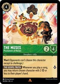 The Muses - Proclaimers of Heroes - Ursula's Return - Disney Lorcana card
