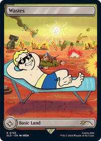 Wastes (795) - Full Art (Rainbow Foil) - Secret Lair Drop Series - Magic: The Gathering card