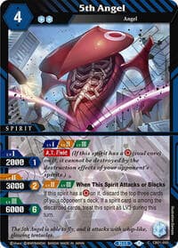 5th Angel - Collaboration Booster 01: Halo of Awakening - Battle Spirits Saga card