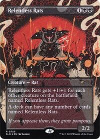 Relentless Rats (755) - Secret Lair Drop Series - Magic: The Gathering card
