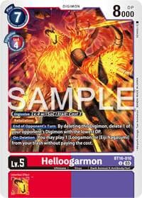 Helloogarmon - Beginning Observer - Digimon Card Game card