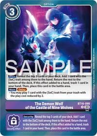The Demon Wolf of the Castle of Nine Wolves - Beginning Observer - Digimon Card Game card