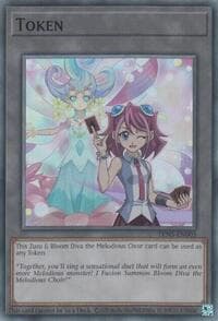 Token: Zuzu and Bloom Diva the Melodious Choir - Legacy of Destruction - YuGiOh card