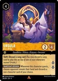 Ursula - Eric's Bride - Ursula's Return - Disney Lorcana card
