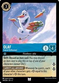 Olaf - Carrot Enthusiast - Ursula's Return - Disney Lorcana card