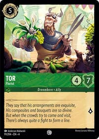 Tor - Florist - Ursula's Return - Disney Lorcana card