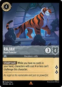 Rajah - Royal Protector - Ursula's Return - Disney Lorcana card