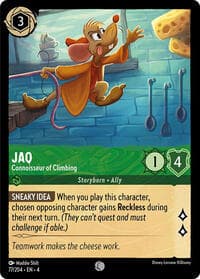 Jaq - Connoisseur of Climbing - Ursula's Return - Disney Lorcana card