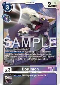 Dorumon - Beginning Observer - Digimon Card Game card