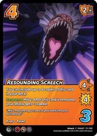 Resounding Screech - UniVersus: My Hero Academia: Girl Power - UniVersus card