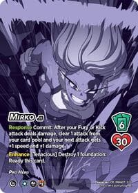 Mirko (Serial Numbered) - UniVersus: My Hero Academia: Girl Power - UniVersus card