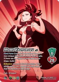 Momo Yaoyorozu (Serial Numbered) - UniVersus: My Hero Academia: Girl Power - UniVersus card