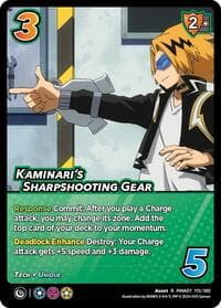 Kaminari's Sharpshooting Gear - UniVersus: My Hero Academia: Girl Power - UniVersus card