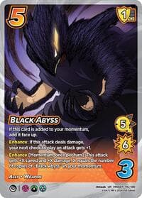 Black Abyss - UniVersus: My Hero Academia: Girl Power - UniVersus card