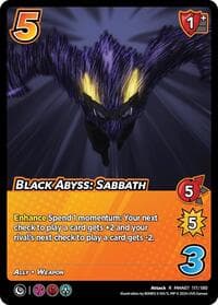Black Abyss: Sabbath - UniVersus: My Hero Academia: Girl Power - UniVersus card