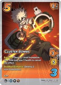 Cluster Bombs - UniVersus: My Hero Academia: Girl Power - UniVersus card