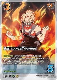 Resistance Training - UniVersus: My Hero Academia: Girl Power - UniVersus card